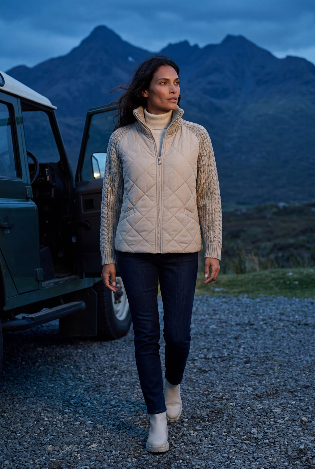 Zoyri | Quilted Knit Jacket