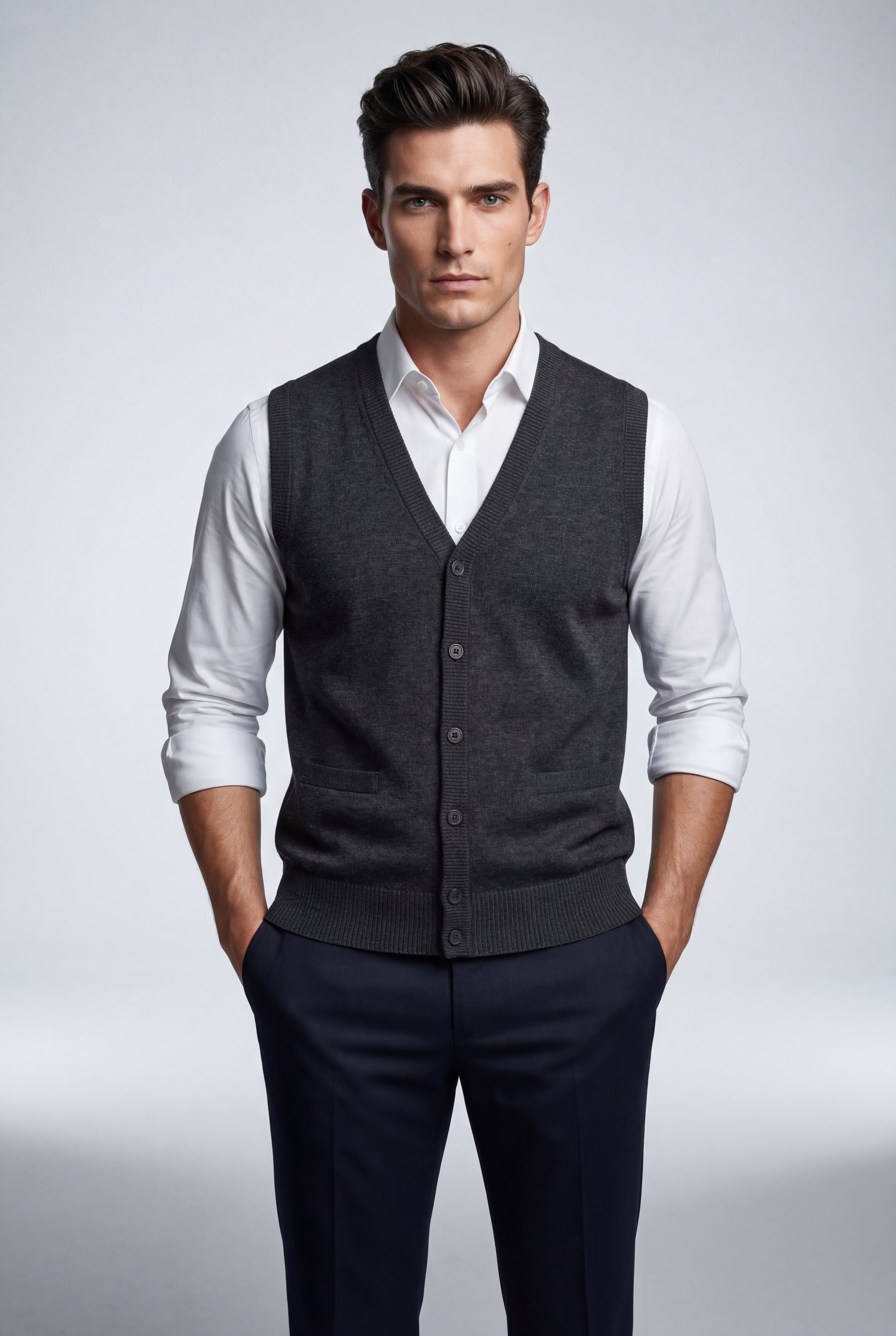 Zoyri | Classic Button Knit Vest