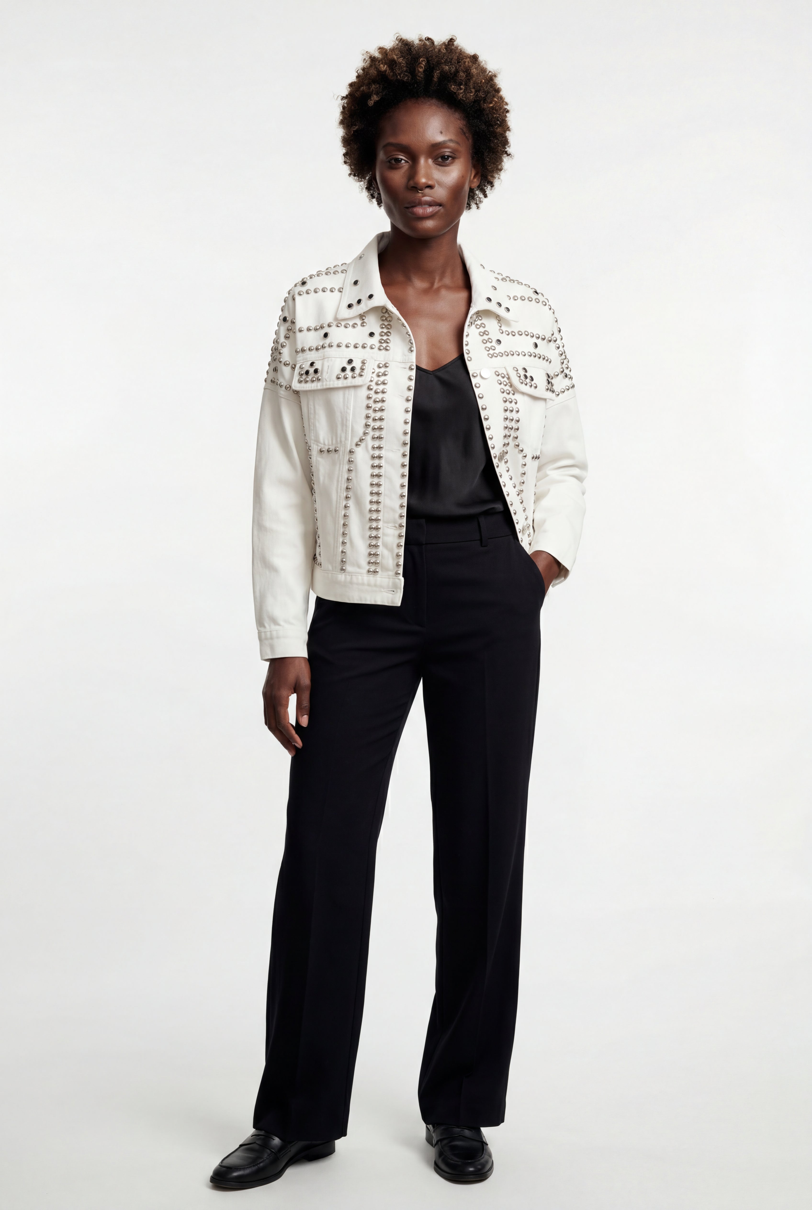 Zoyri | Studded Denim Jacket