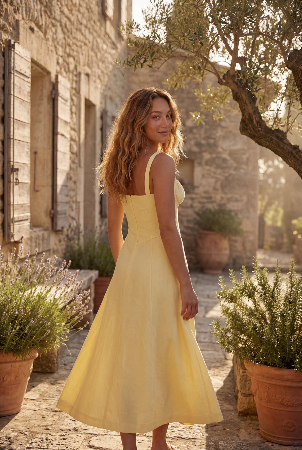 Zoyri | Sweetheart Corset Midi Dress