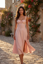 Zoyri | Sweetheart Corset Midi Dress