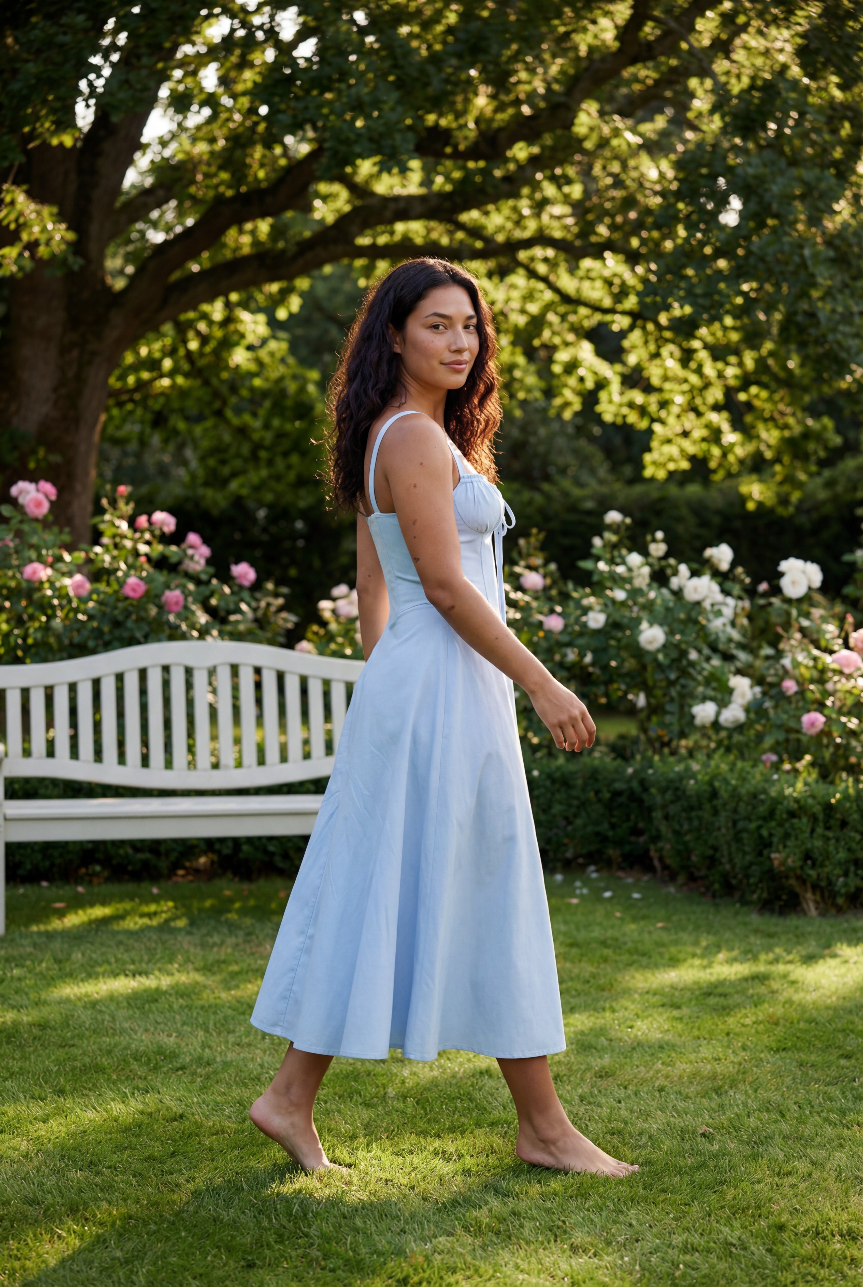 Zoyri | Sweetheart Corset Midi Dress
