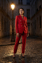 Zoyri | Tailored Gold Button Blazer