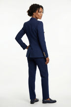 Zoyri | Tailored Gold Button Blazer