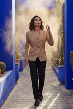 Zoyri | Tailored Gold Button Blazer