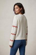 Zoyri | Heart Knit Sweater