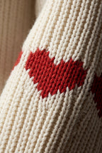 Zoyri | Heart Knit Sweater