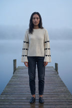 Zoyri | Heart Knit Sweater