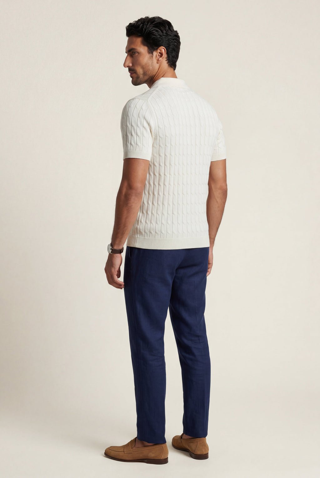 Zoyri | Textured Knit Polo