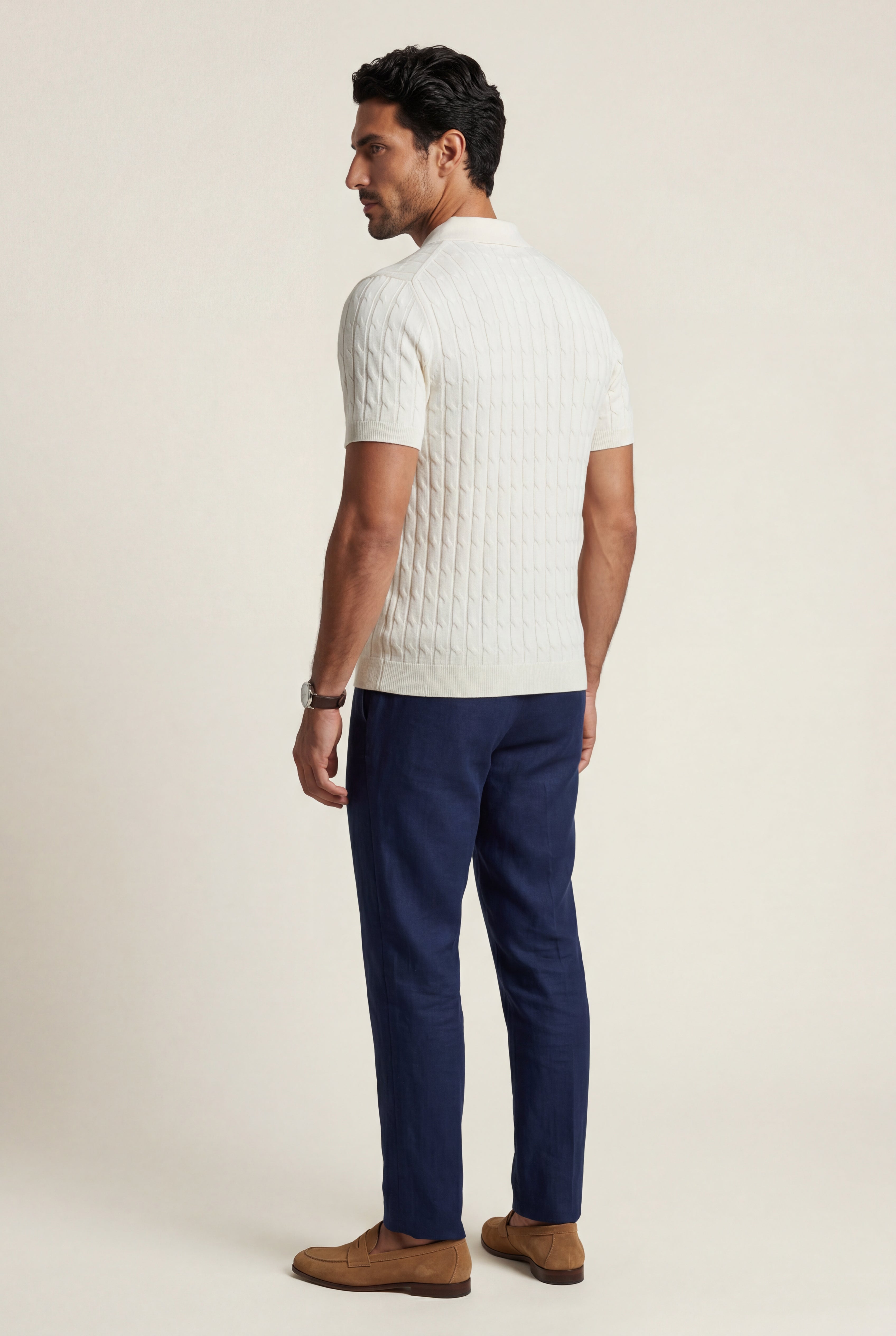Zoyri | Textured Knit Polo