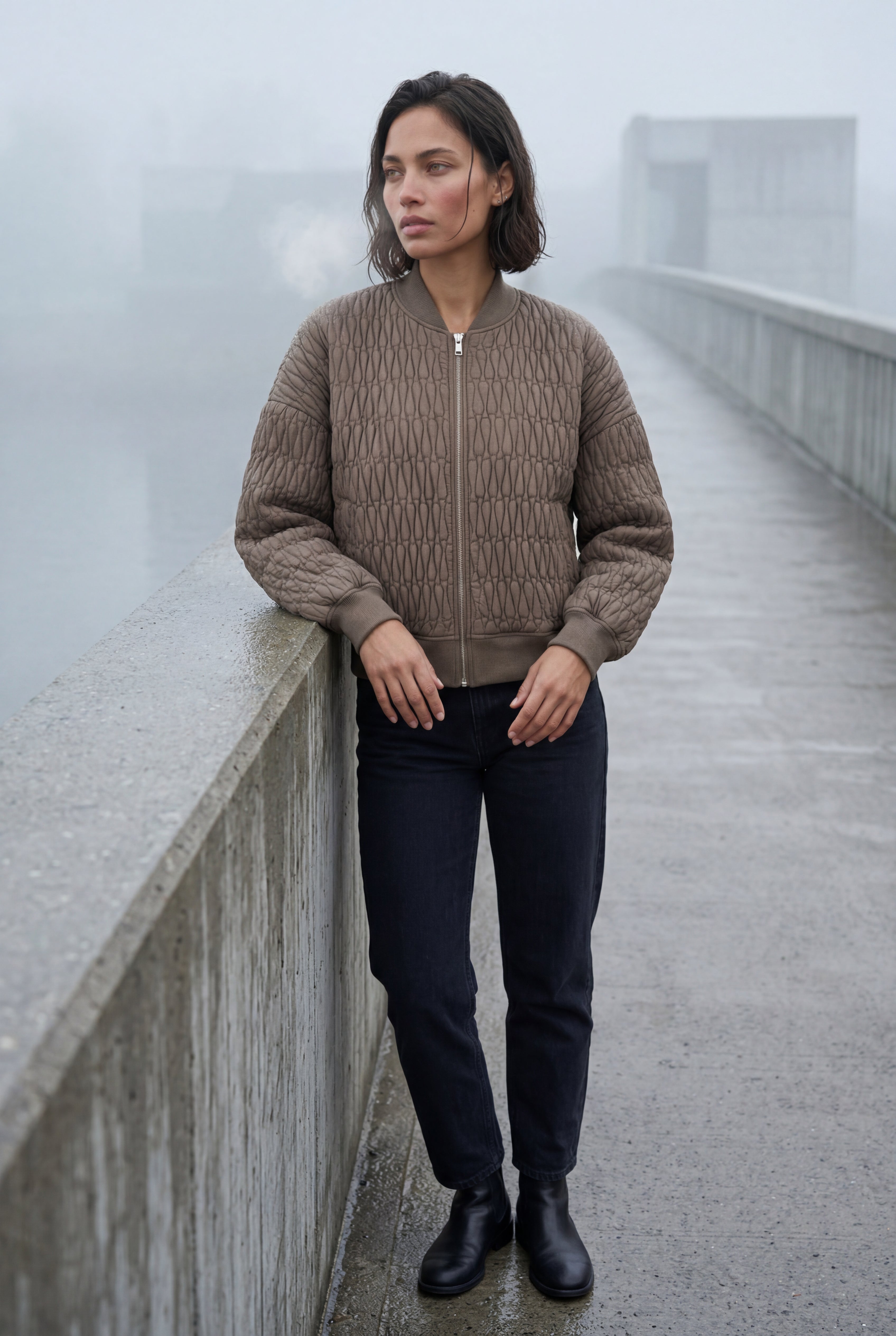 Zoyri | Quilted Bomber Jacket
