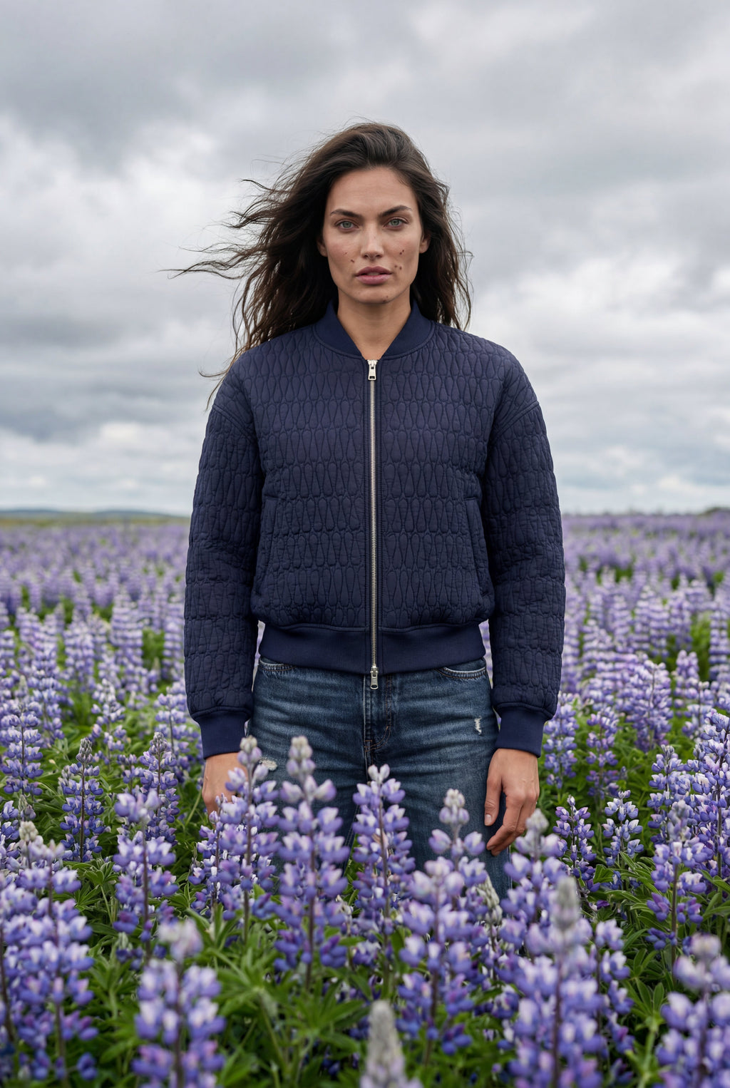 Zoyri | Quilted Bomber Jacket