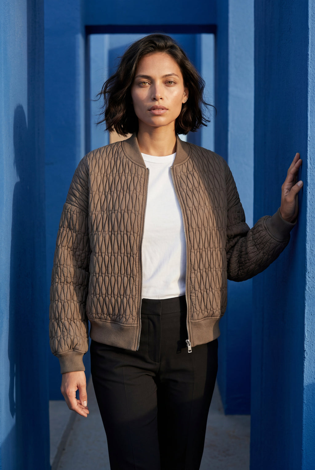Zoyri | Quilted Bomber Jacket