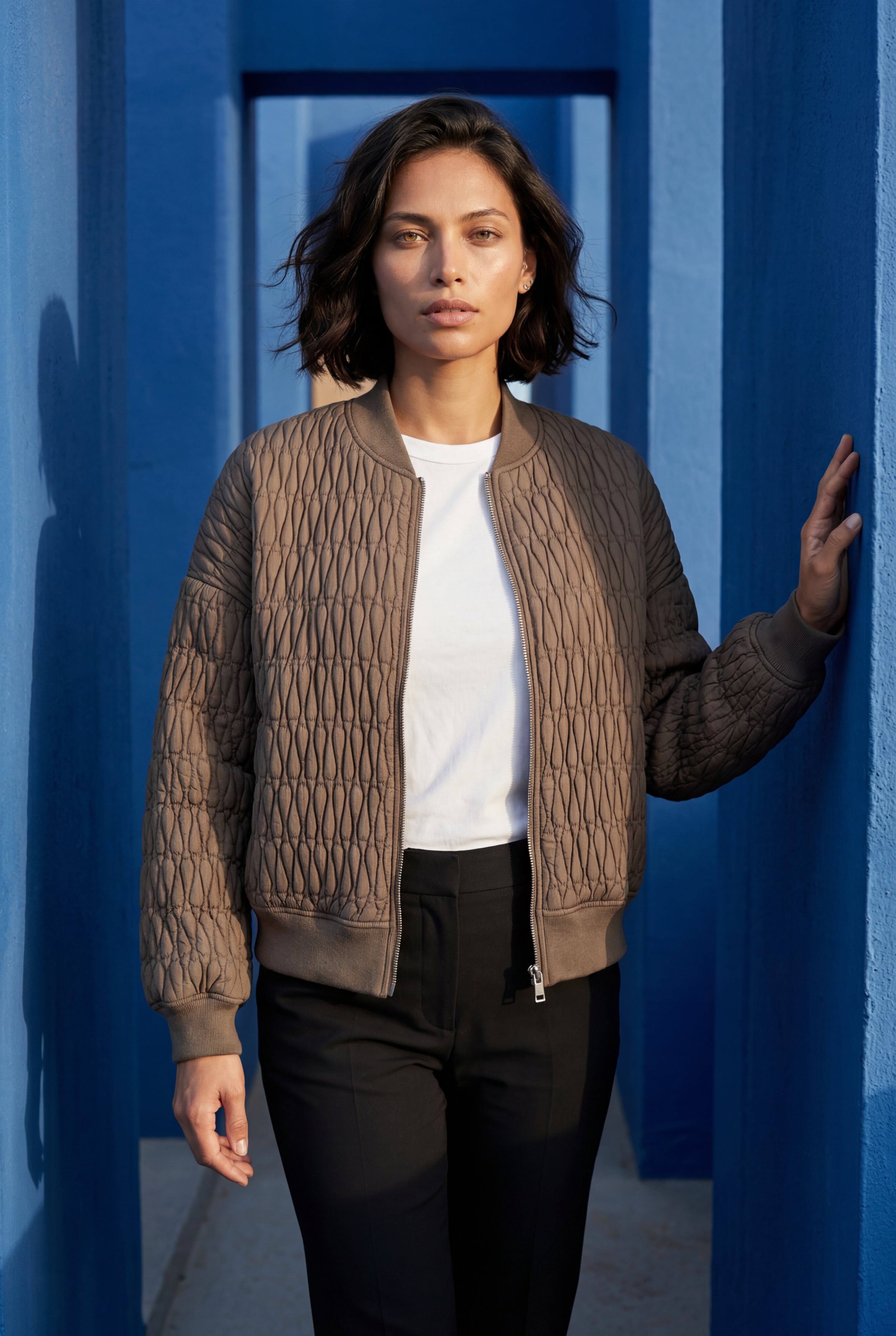 Zoyri | Quilted Bomber Jacket