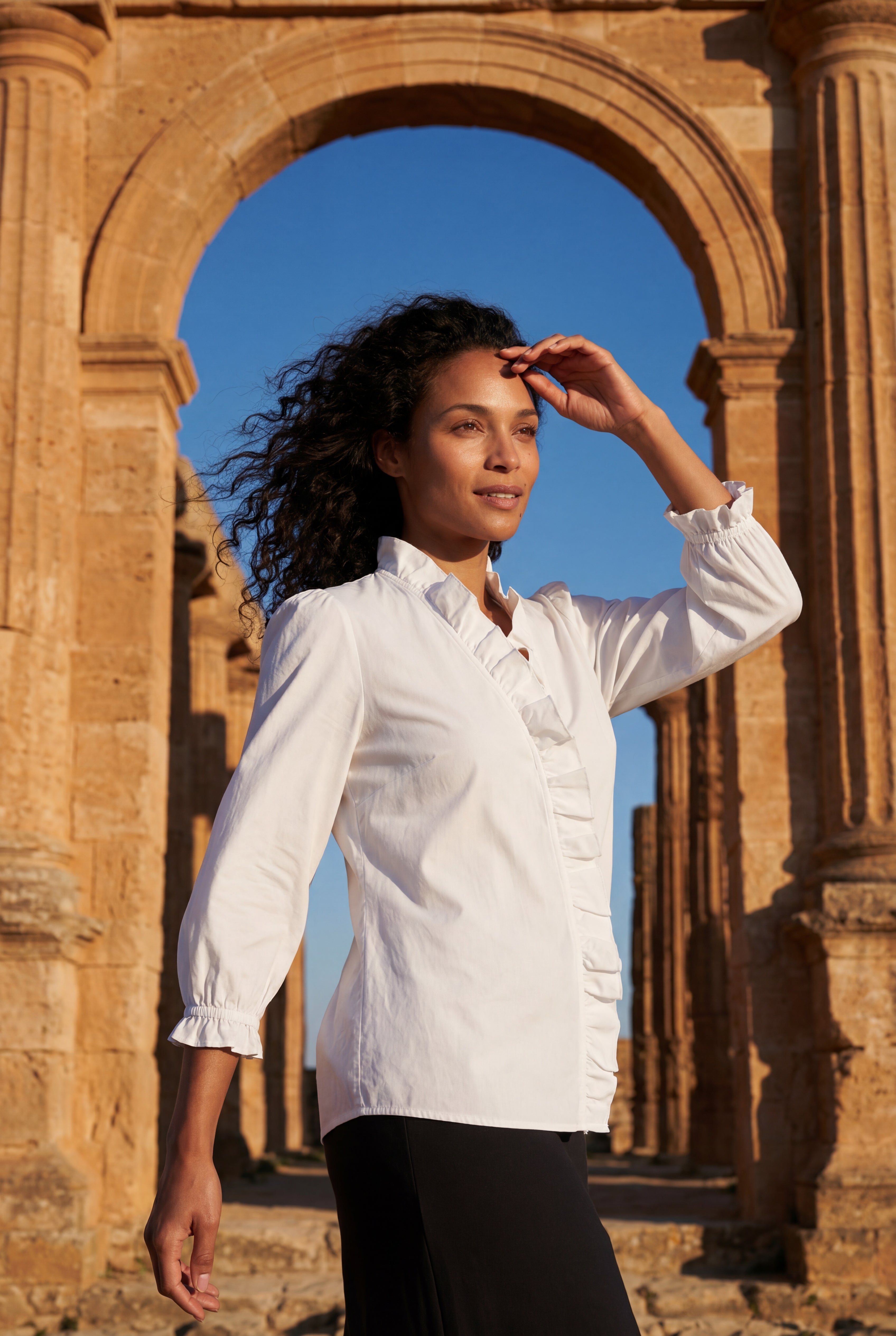 Zoyri | Ruffle Blouse