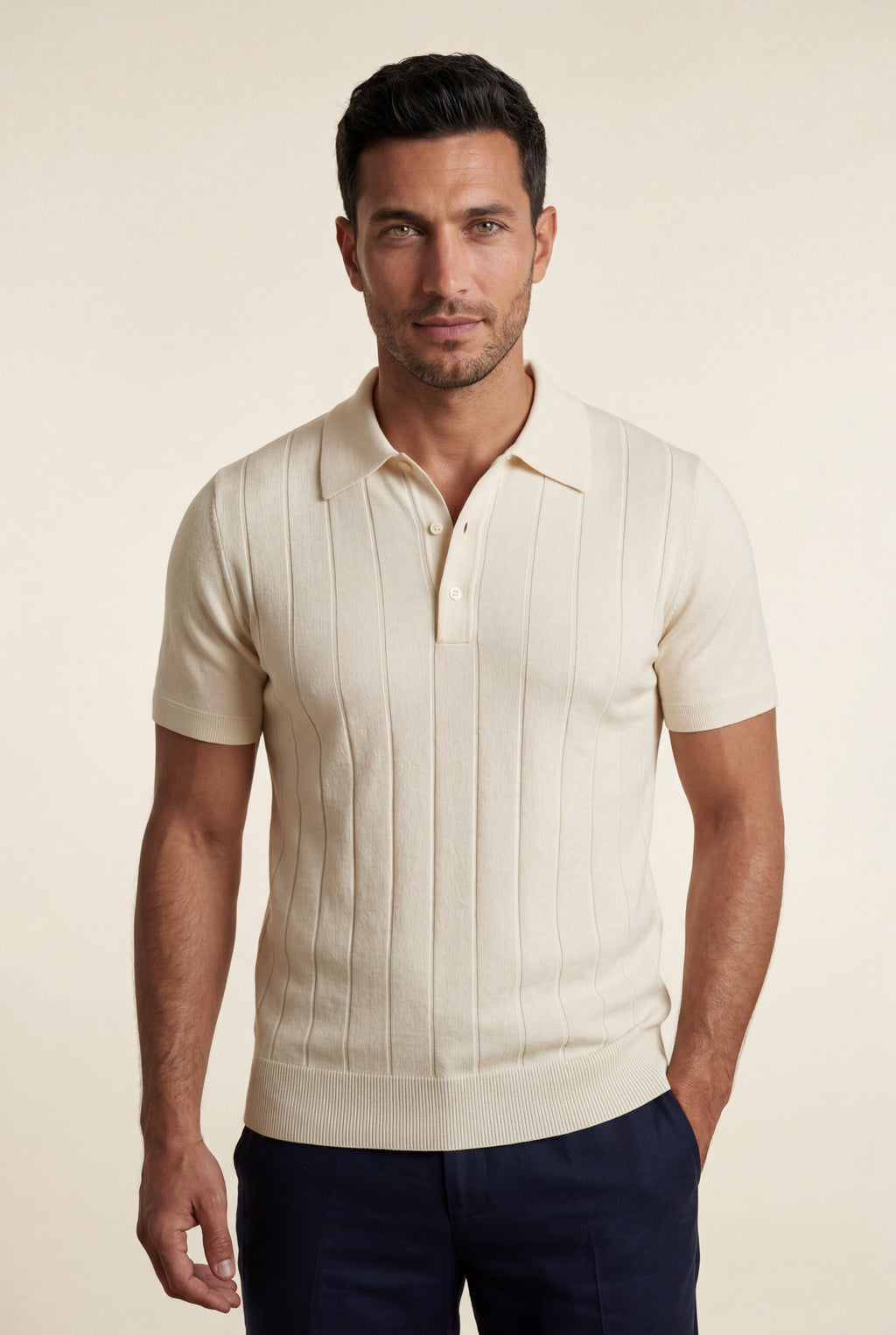 Zoyri | Ribbed Knit Polo