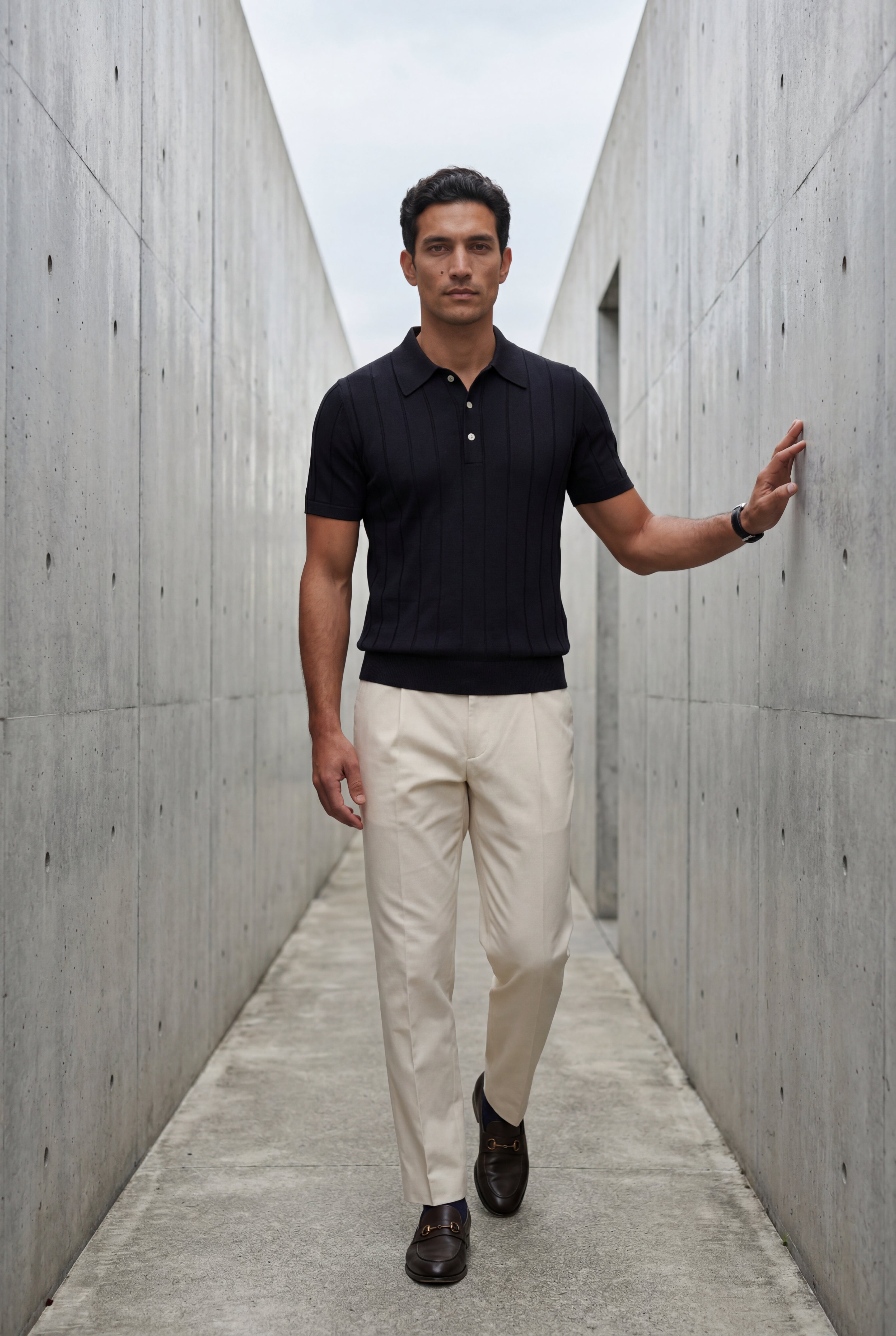 Zoyri | Ribbed Knit Polo