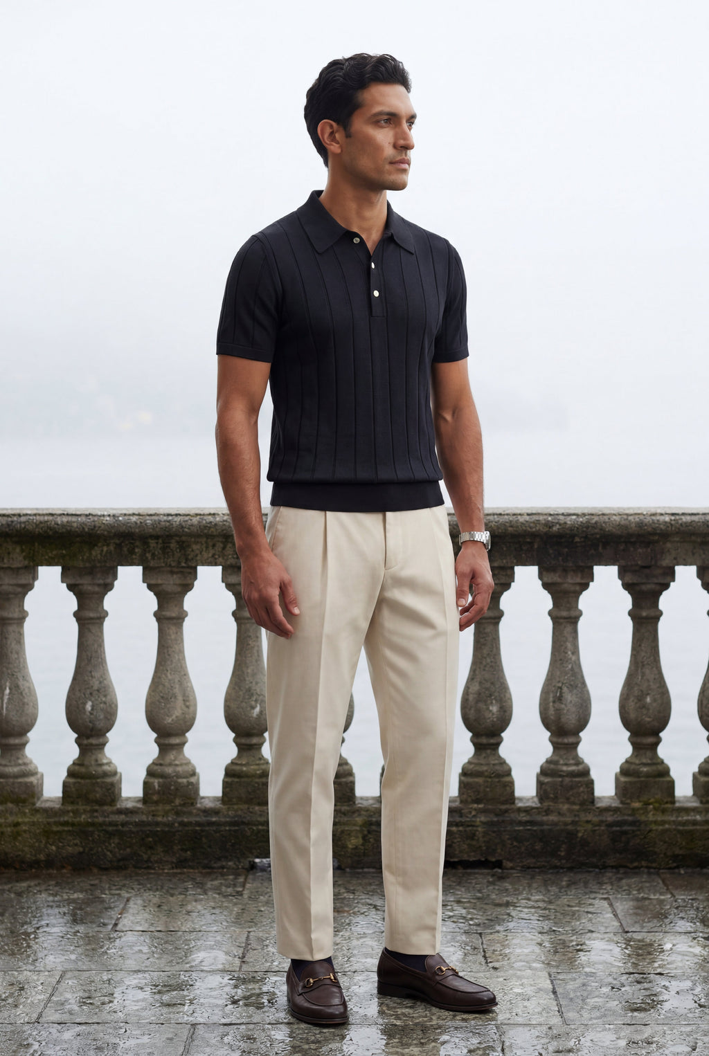Zoyri | Ribbed Knit Polo
