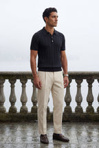 Zoyri | Ribbed Knit Polo