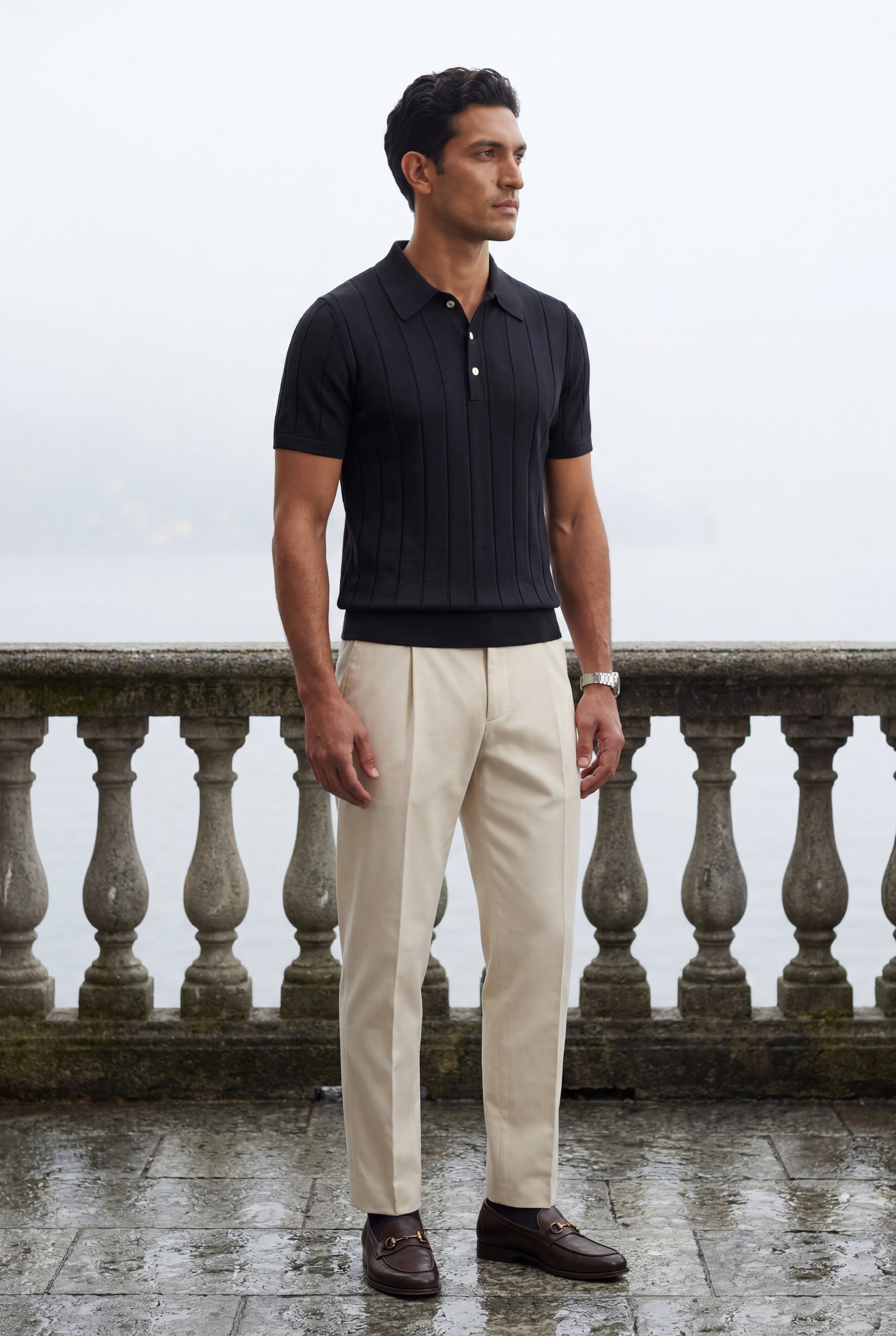 Zoyri | Ribbed Knit Polo