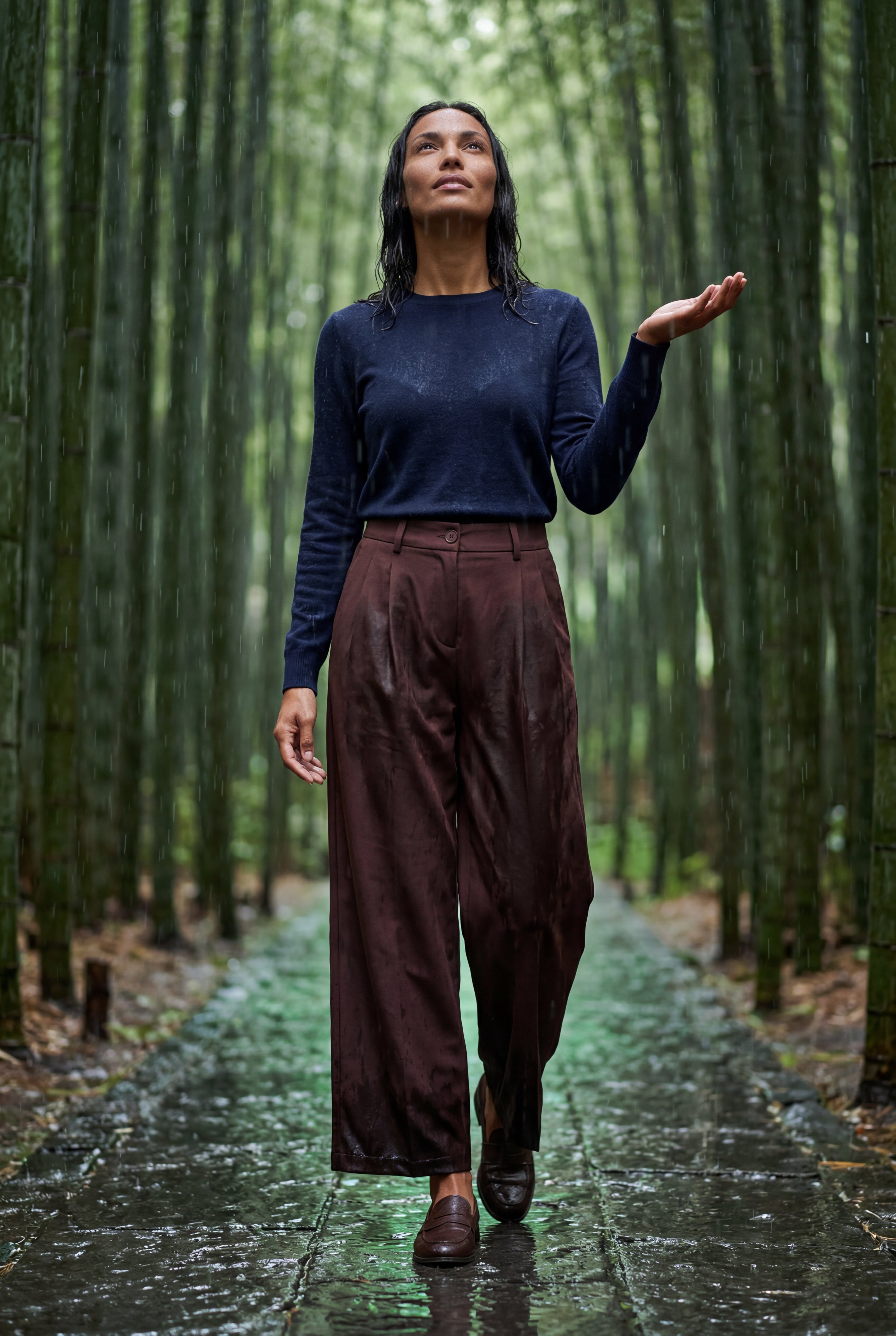 Zoyri | High-Waist Tailored Trousers