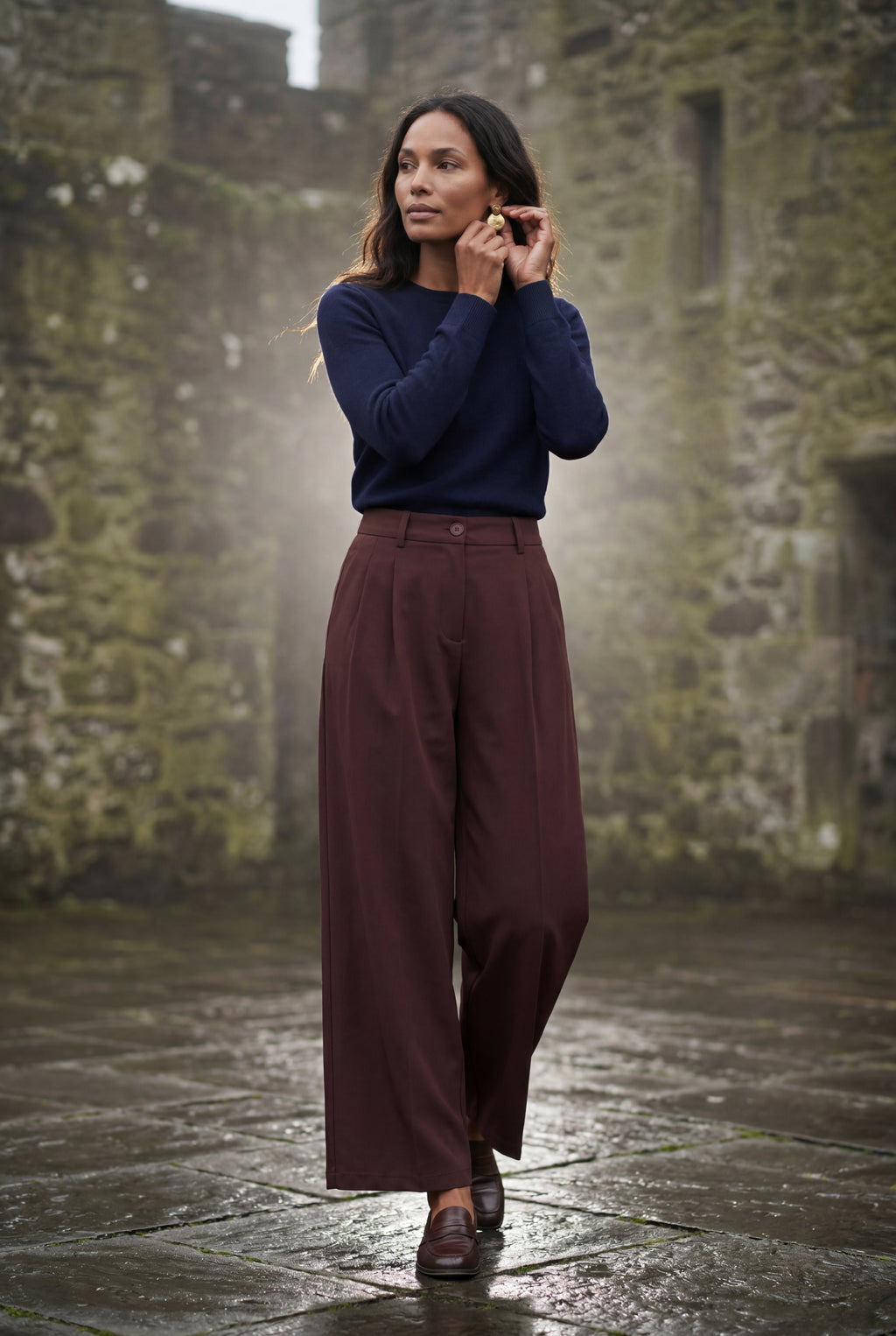 Zoyri | High-Waist Tailored Trousers