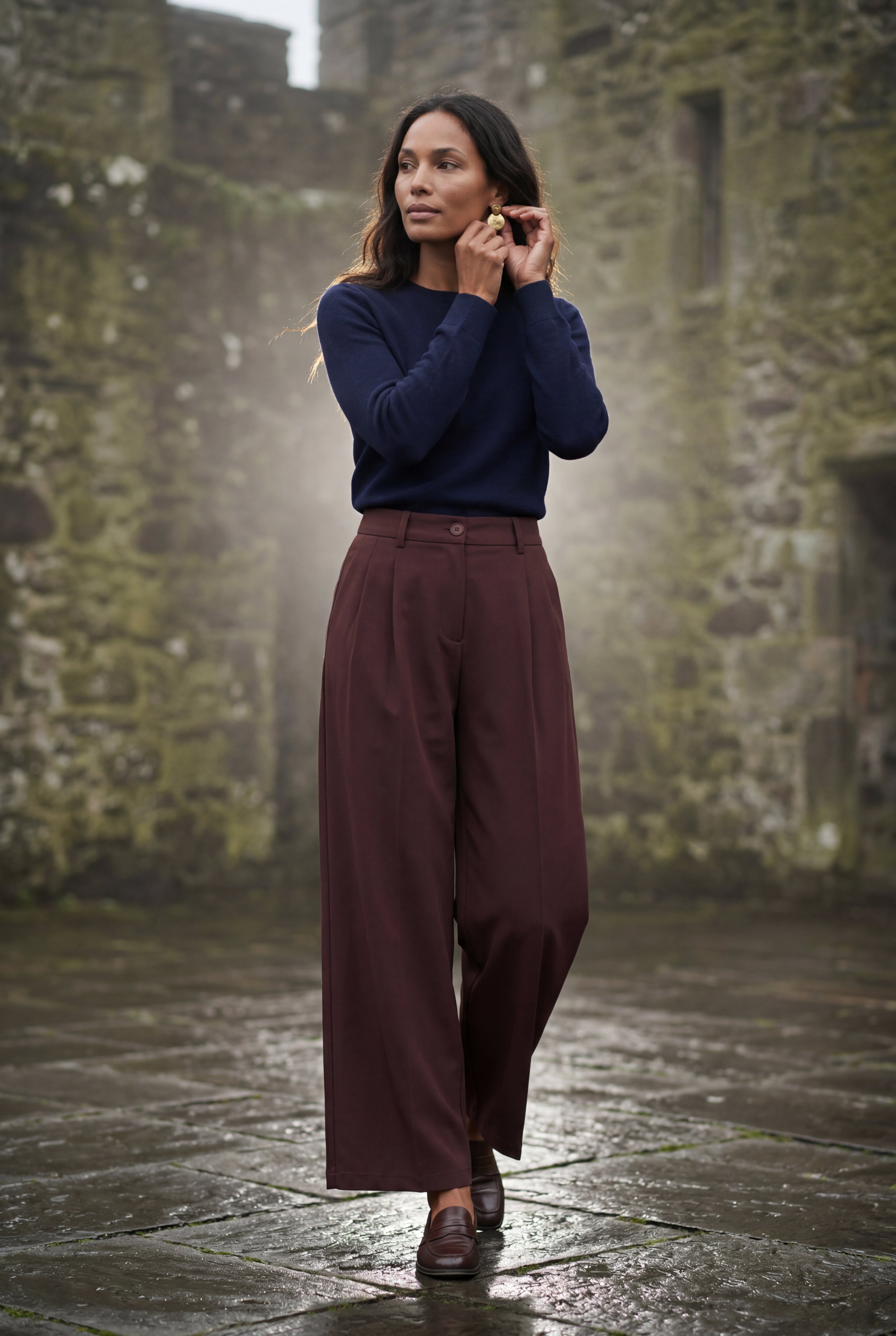 Zoyri | High-Waist Tailored Trousers