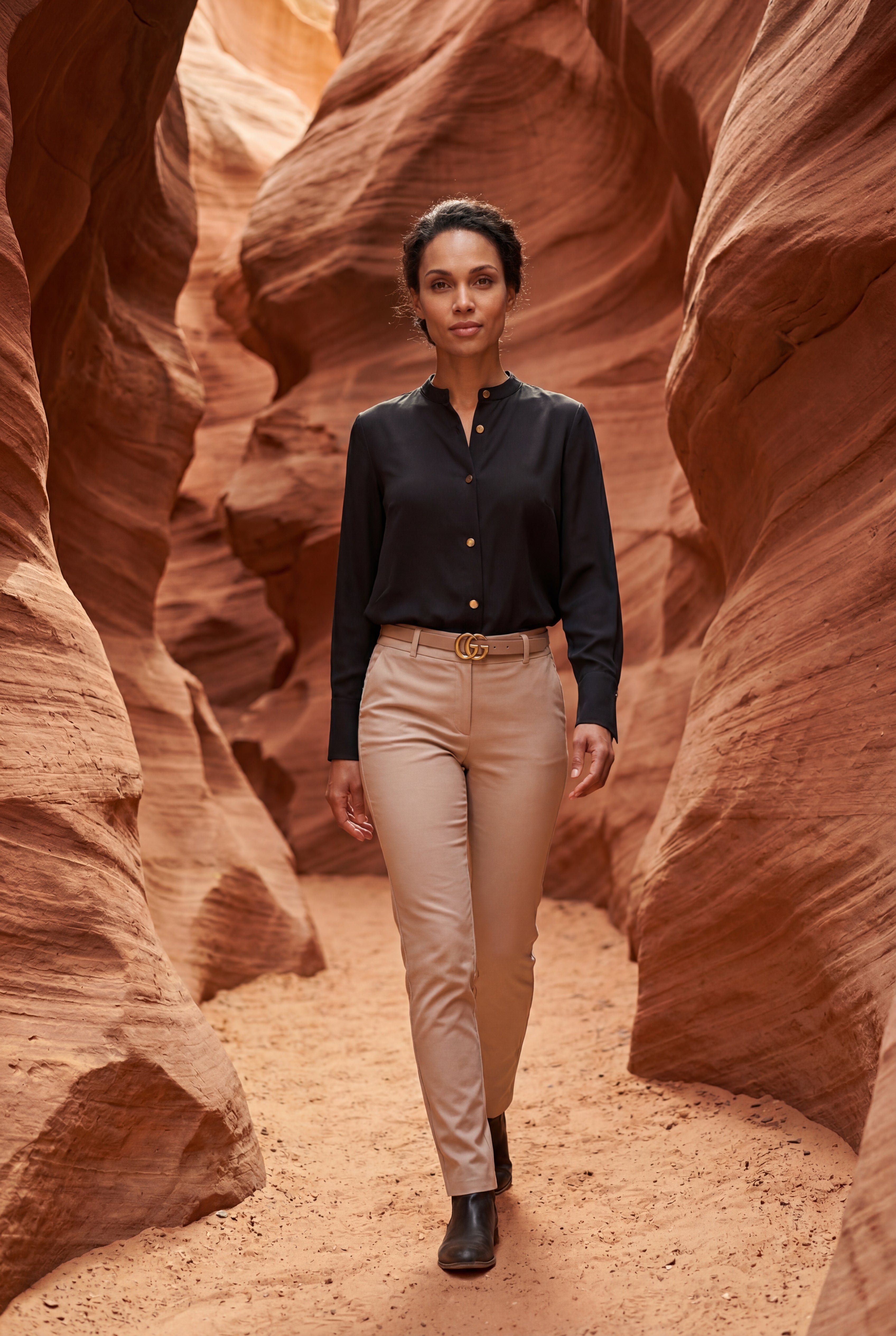Zoyri | Gold Button Blouse