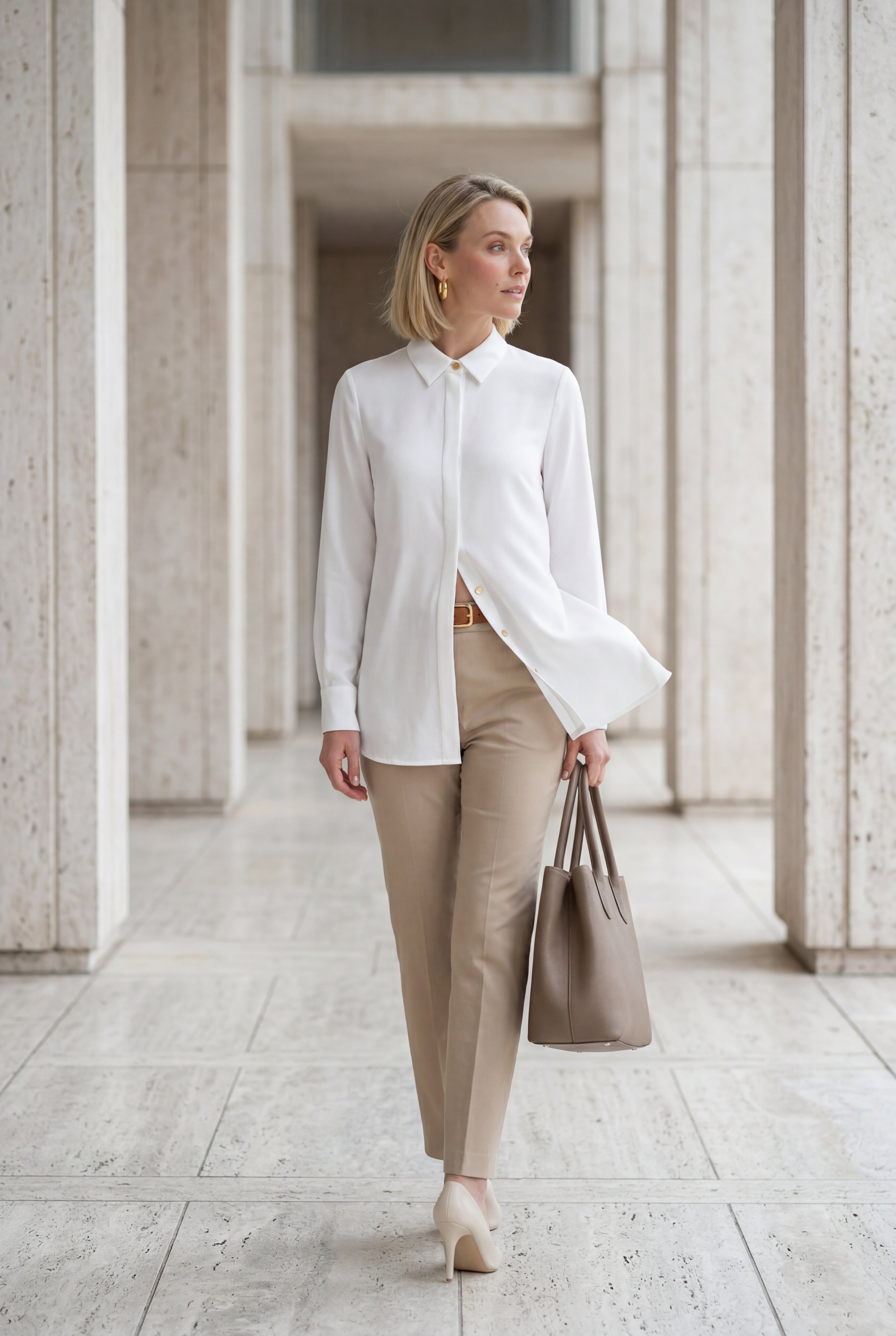 Zoyri | Gold Button Blouse