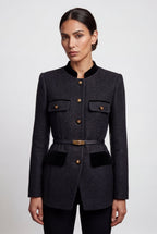 Zoyri | Structured Military Blazer