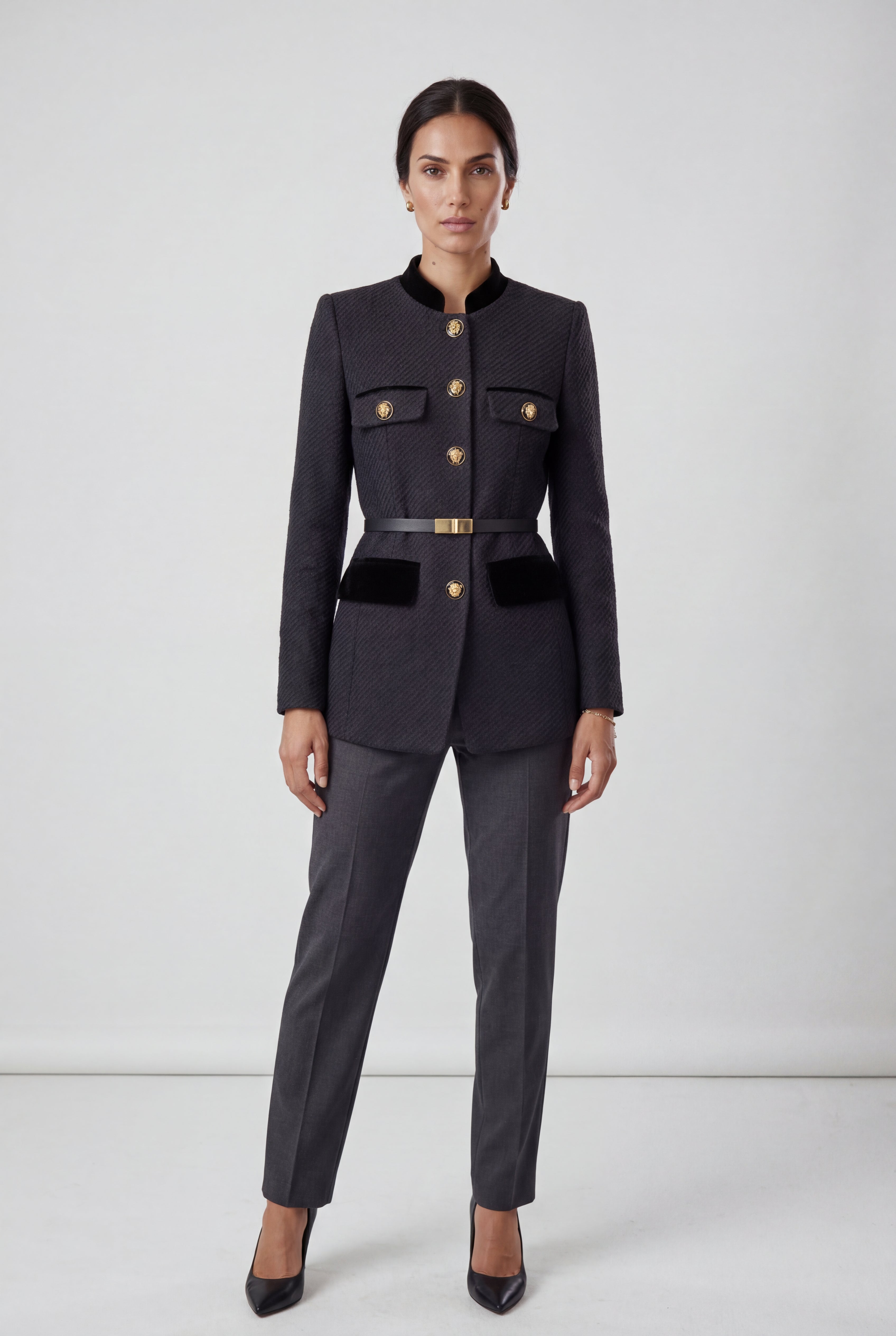 Zoyri | Structured Military Blazer