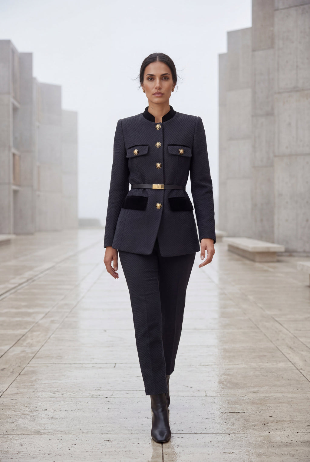 Zoyri | Structured Military Blazer