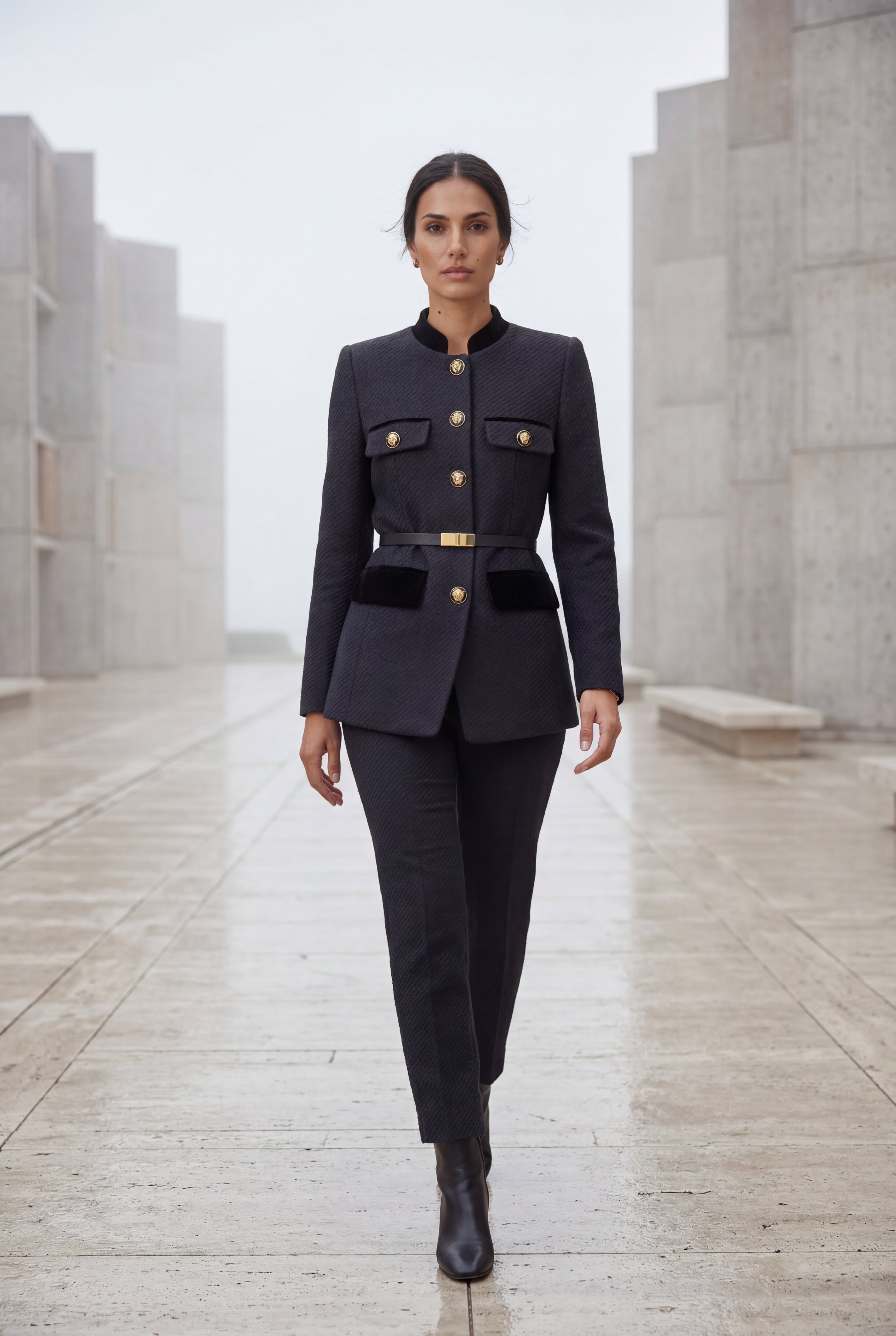 Zoyri | Structured Military Blazer